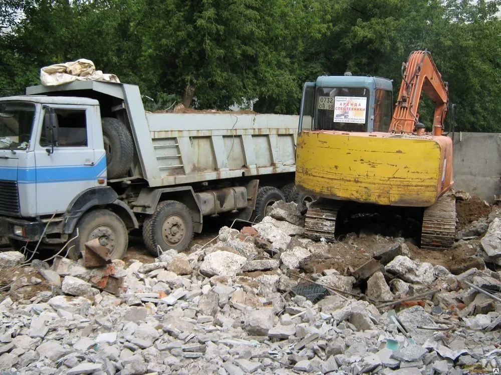 Вывоз бетонного боя и утилизация в Мирном в октябре