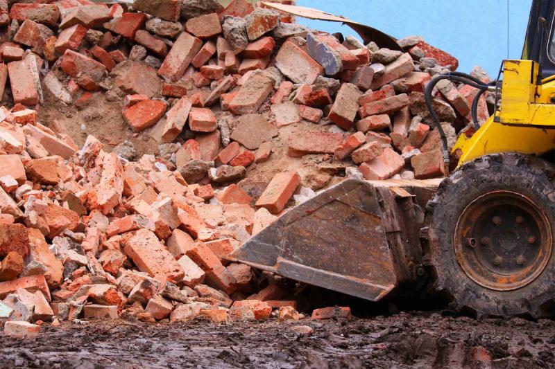 Вывоз кирпичного боя с утилизацией в Мирном в октябре